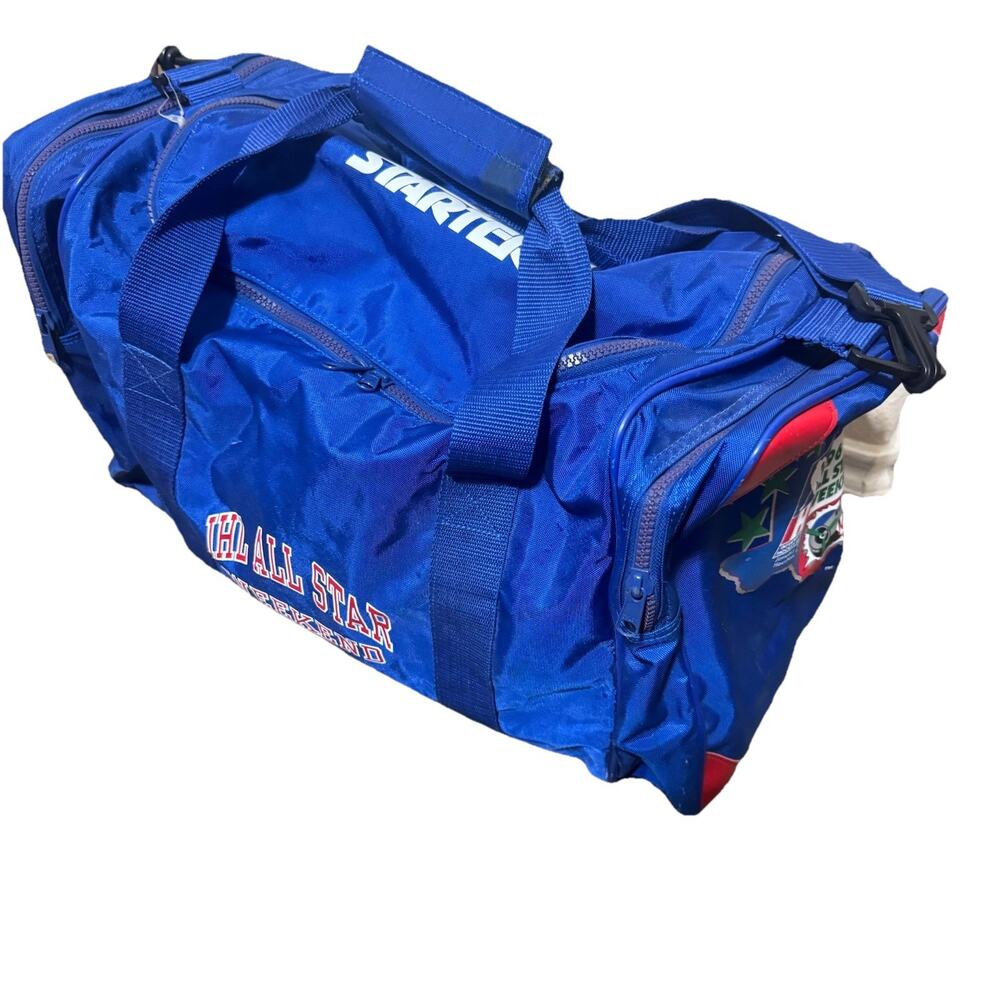 Vintage Starter Duffle Bag IHL Hockey All star weekend 1996 blue